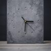 zegar z betonu wiszący