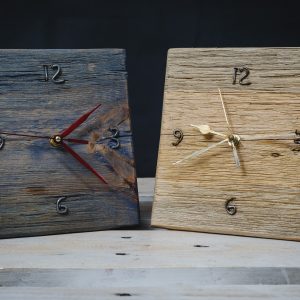 zegar drewniany stojący rustykalny