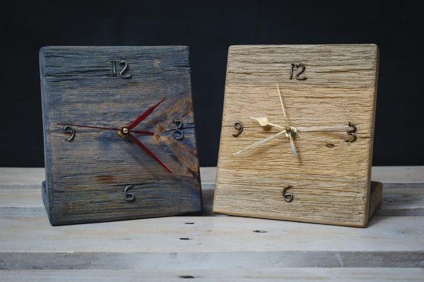 zegar drewniany stojący rustykalny