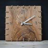 zegar wiszący drewniany rustykalny